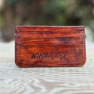 Brown Leather Card Holder
